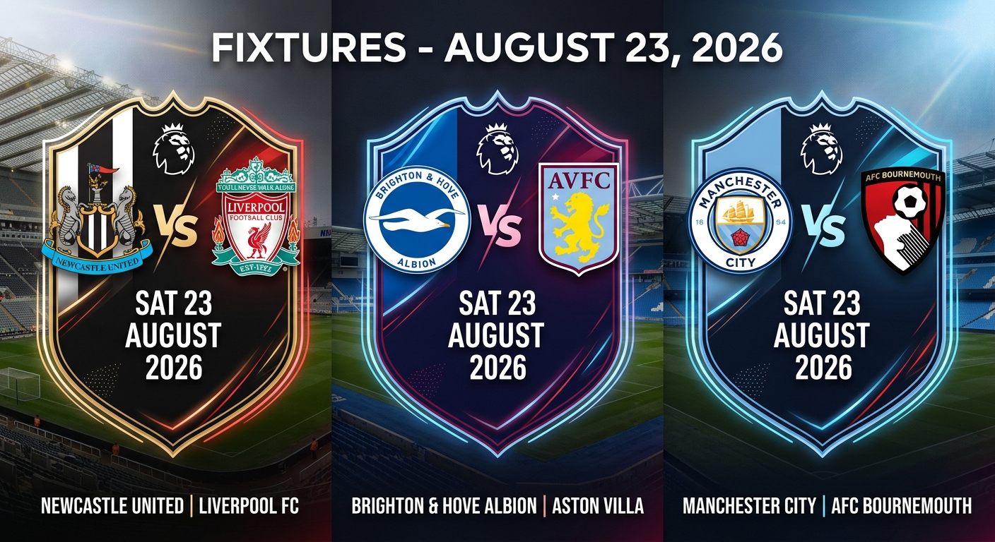 Premiership Sunday Round-Up: 23 August 2026 Results