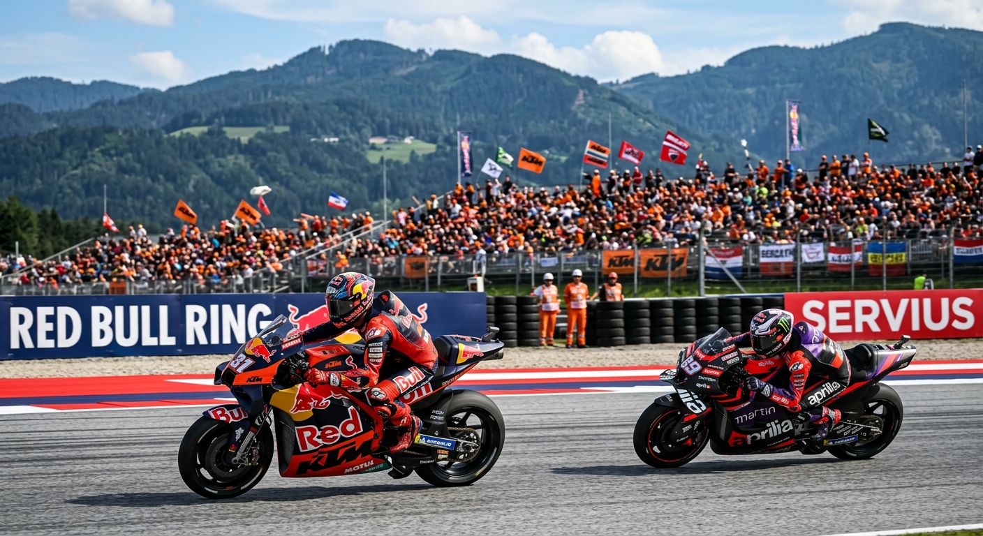 MotoGP results and standings for Austria